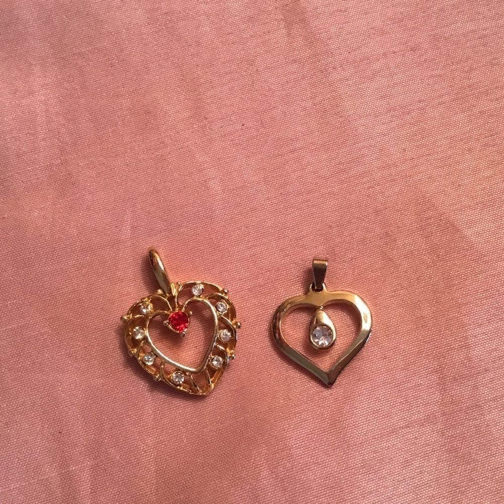 Two Goldtone Pendants 